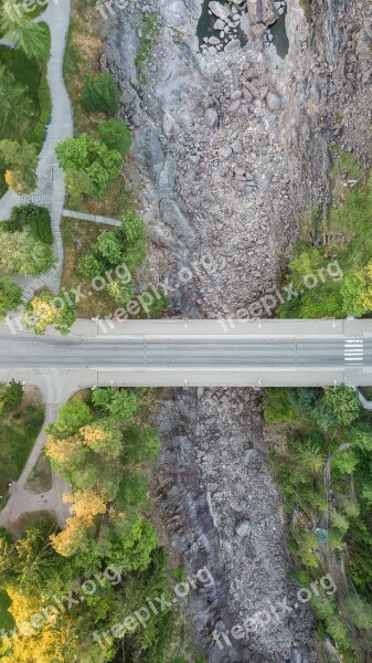 Imatra Rapids Finnish Saimaa Bridge