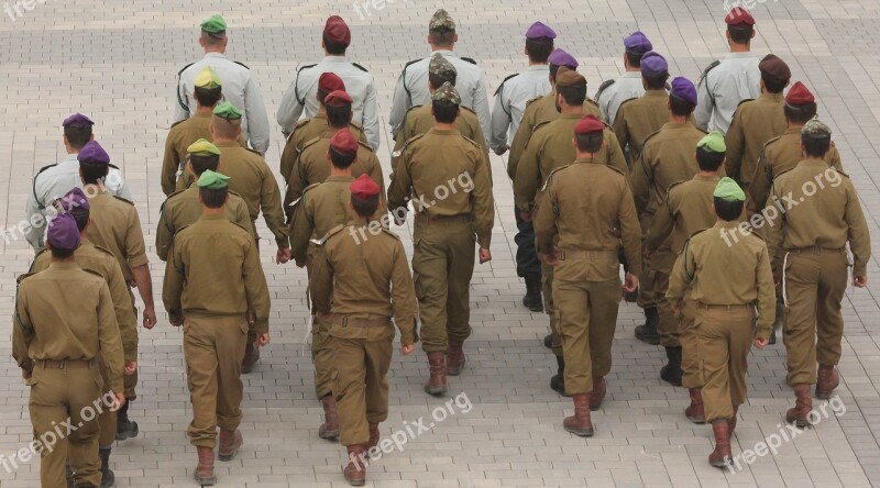 Idf Israel Soldiers Officers Army