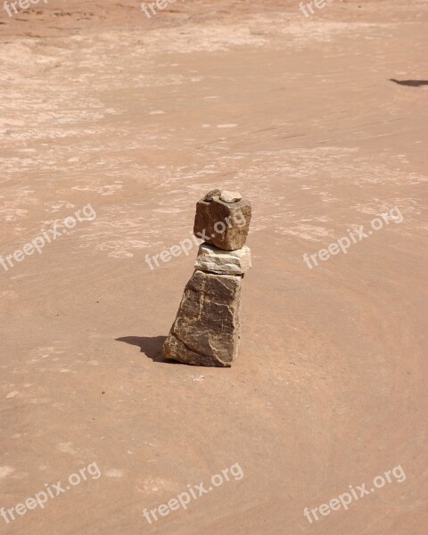 Stacked Rock Cairn Stacked Rock Cairn Arches