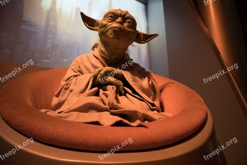 Yoda Starwars Film Wax Figure Science Fiction