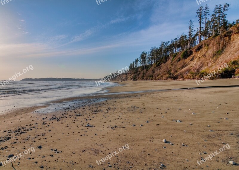 Beach Coast Coastline Colorful Landscape