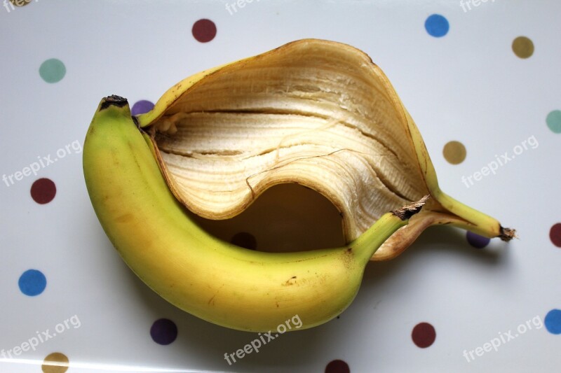 Banana Skin Peel Fruit Food