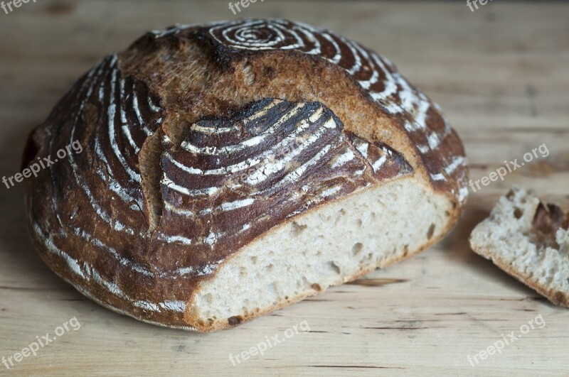 Bread Loaf Food Baked Homemade