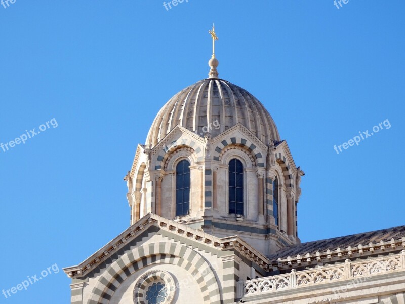 Marseille Notre-dame-de-la-garde Good Parent Dome Basilica