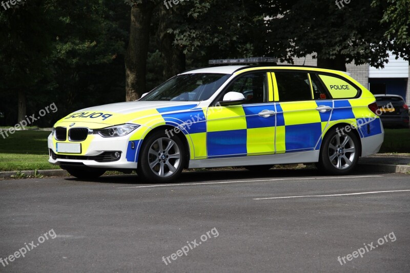 Police Bmw Vehicle Car Automobile