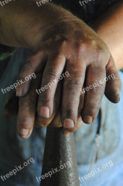 Hands Work Ironwork Job Craftsman