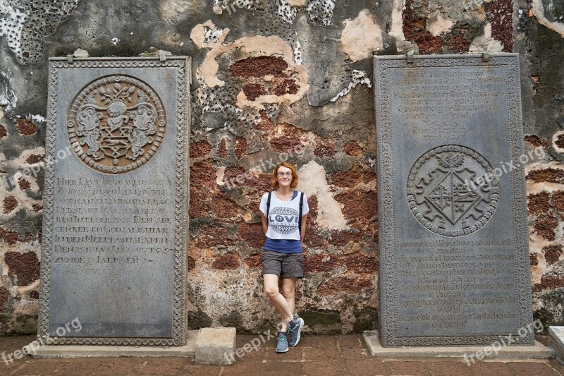 Tourist On Temple Monument Malaysia