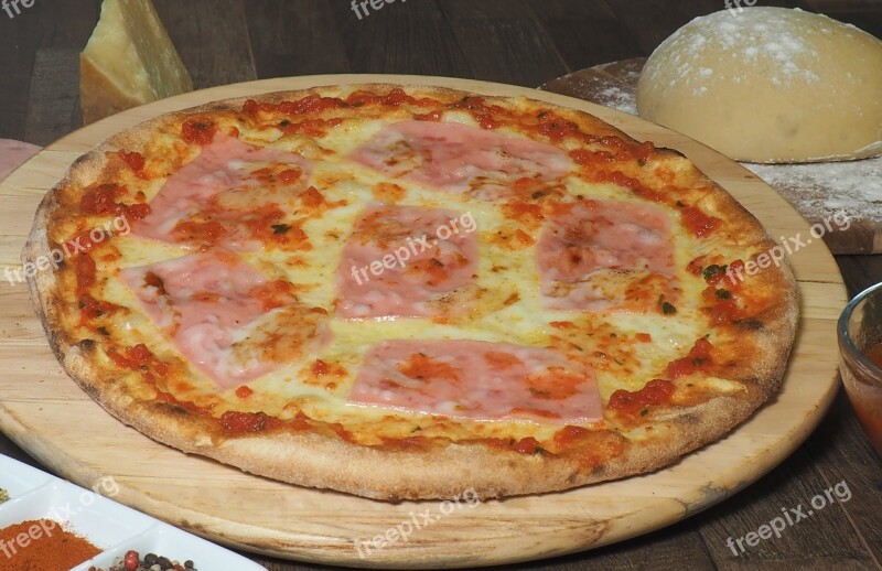 Pizza Italian Pizza Ham Pizza Food Free Photos