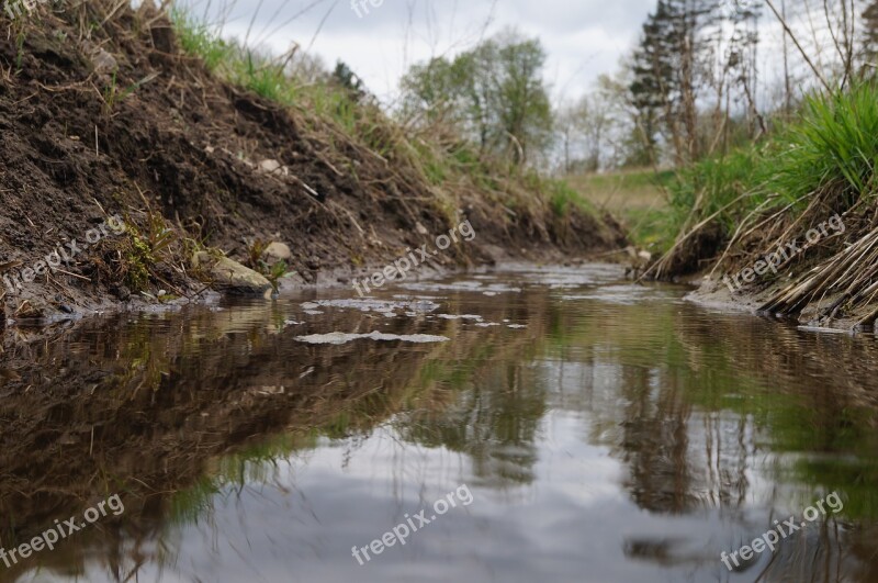 Brook Natural Water Landscape Outdoor