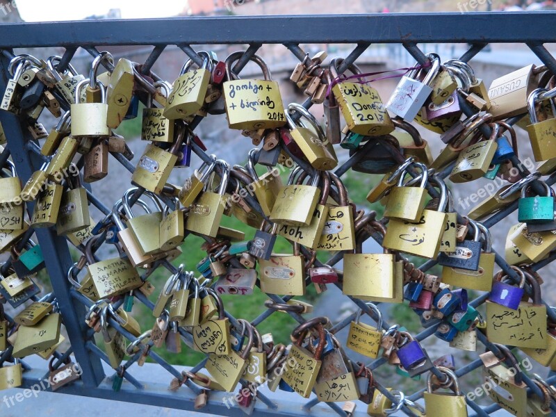 Georgia Tbilisi Love Lock Free Photos