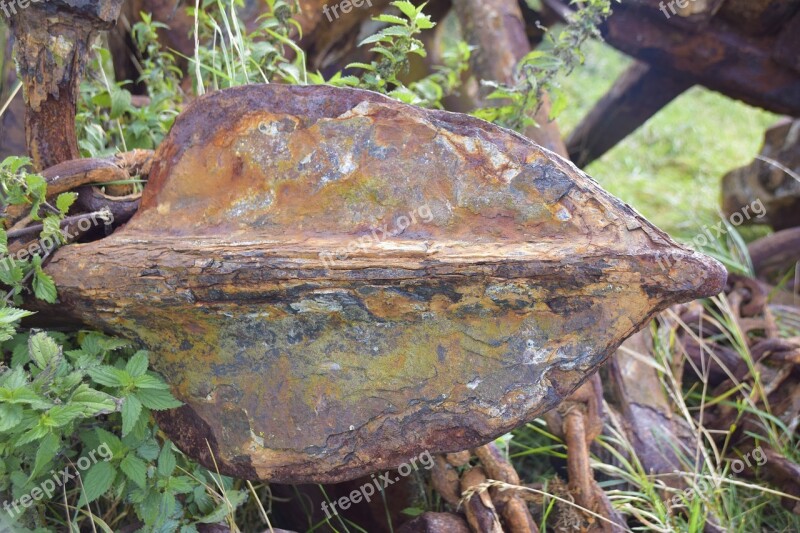 Anchor Rust Metal Weathered Rusty