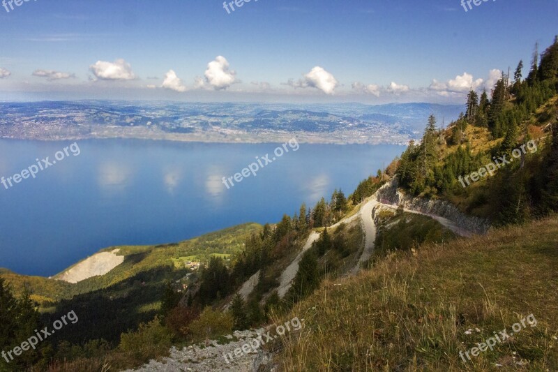 Lake Haute-savoie France Mountain Nature