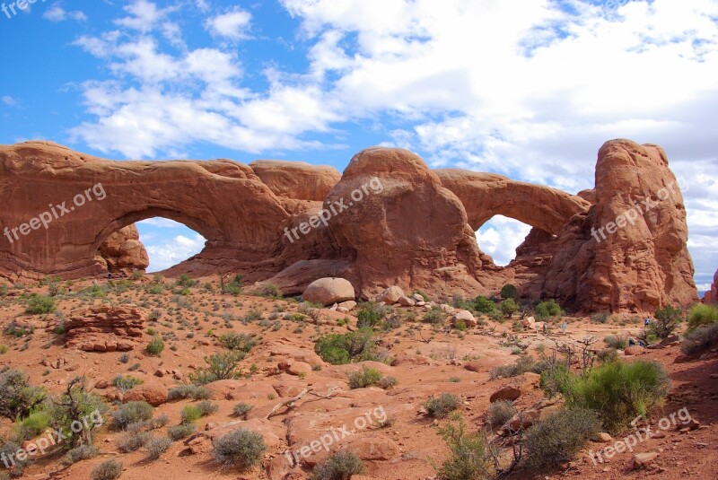 North And South Windows Widows Arches Arch Landscape