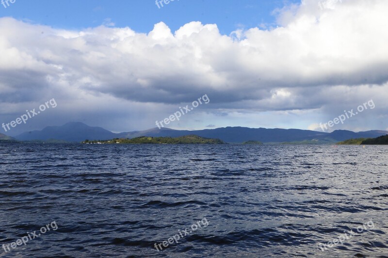 Water Nature Landscape Scotland Loch Lomond