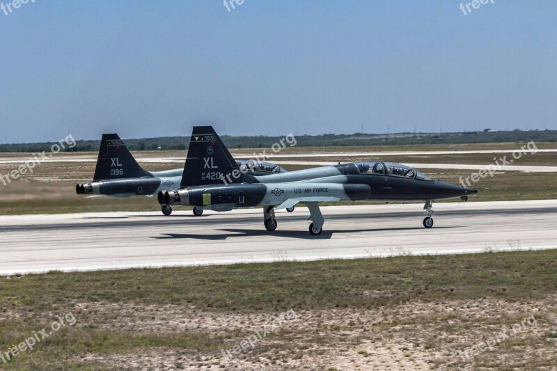 Air Force T38 Jet Trainer Aircraft