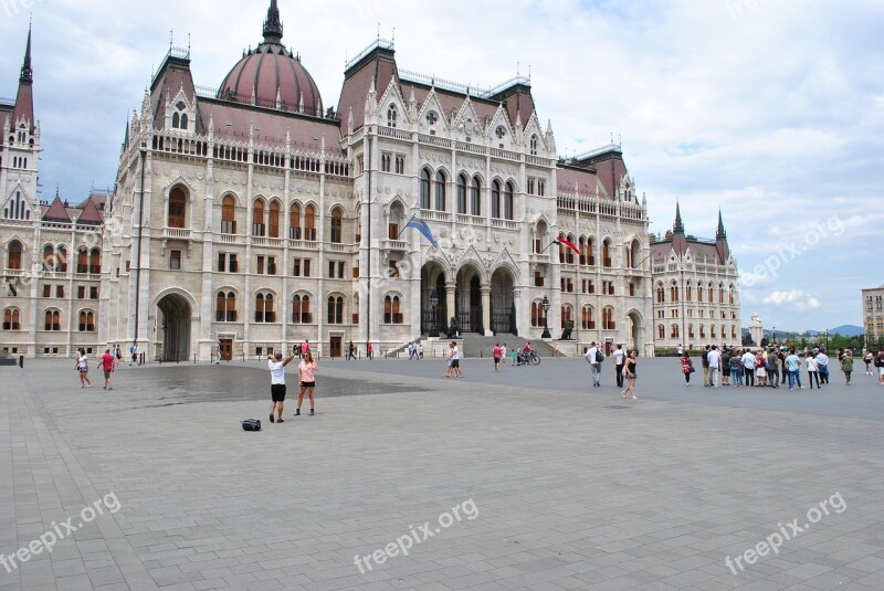 Tourism Downtown Capital Hungary Budapest