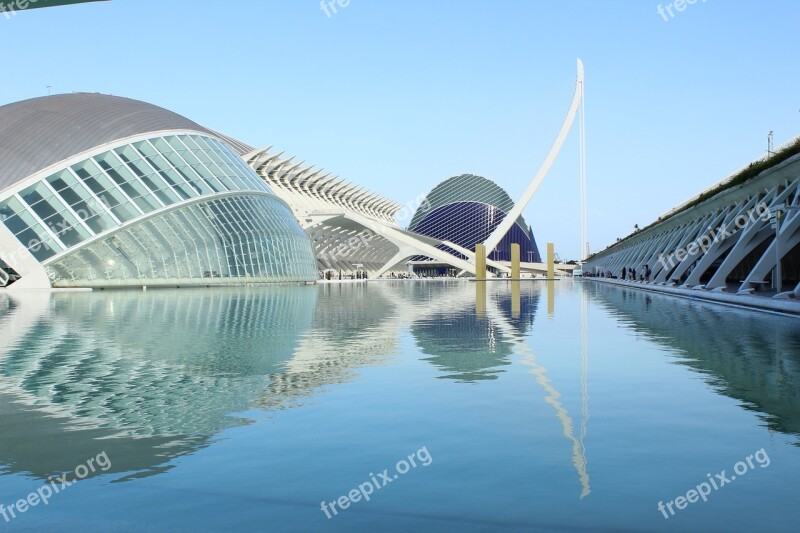 Valencia City Of The Arts Architecture Hemisfèric Oceanografic