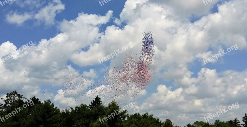 Clouds Balloons Summer Holiday Indy 500