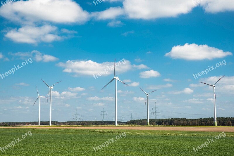 Windräder Wind Energy Current Pinwheel Wind Power