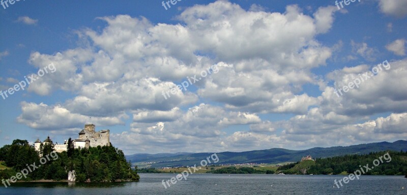 Niedzica Landscape Castle Poland Picturesque