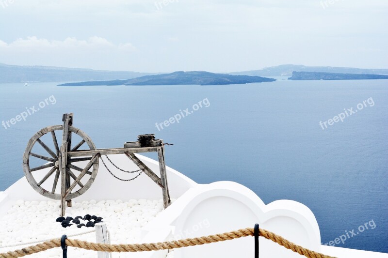 Santorini Volcano Boiler Strip Greece