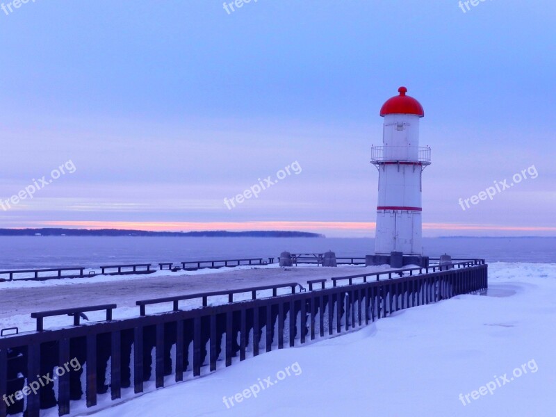 Lighthouse Water River Jetty Cap