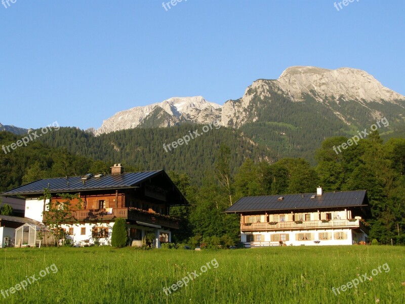 Austria Grass Europe Nature Mountain House