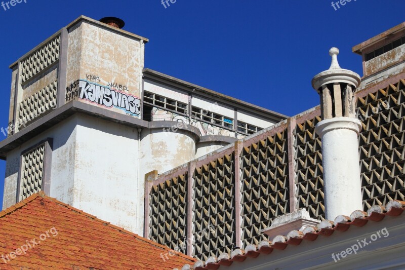 Portugal Faro Abandoned Factory Building