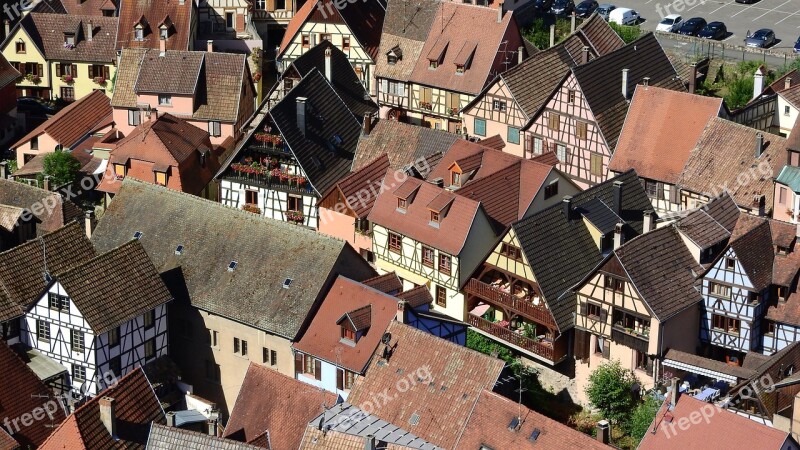 Kaysersberg Alsace France Village Historical Houses