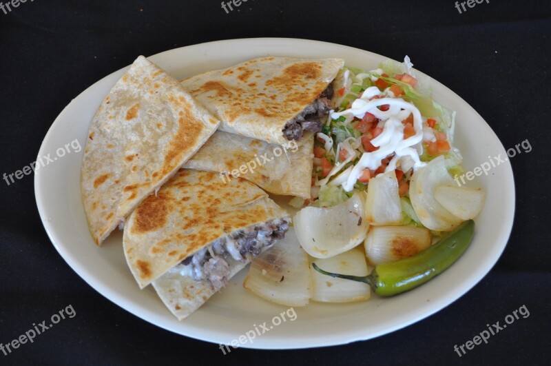 Mexican Food Quesadilla Party Burrito Free Photos