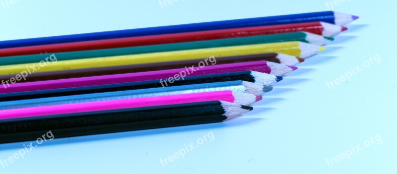 Pens Colored Pencils Colorful Office Writing Tool