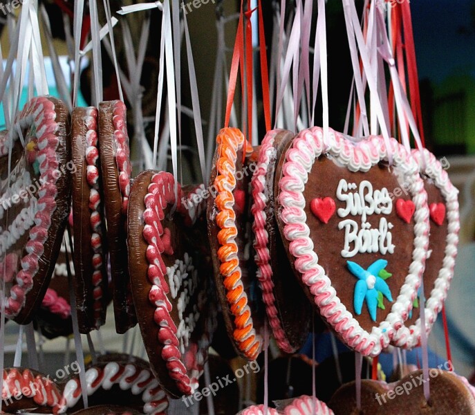 Gingerbread Heart Gingerbread Heart Year Market Love