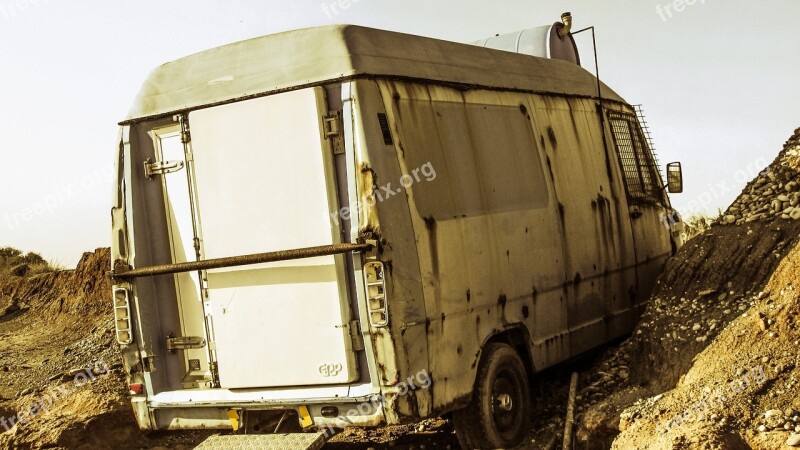 Truck Abandoned Vehicle Wreck Aged