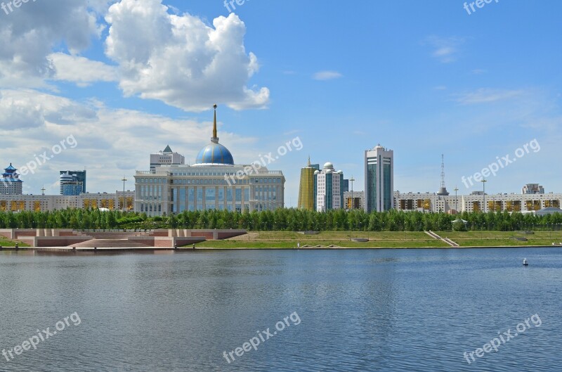 Kazakhstan Astana Palace Of The President Of The Republic Of Kazakhstan Quay Free Photos