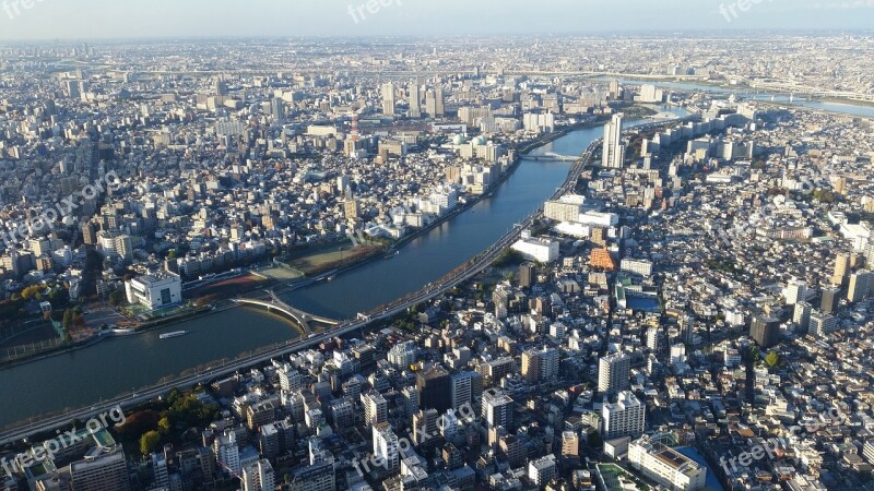 Tokyo Skyline Japan City Cityscape