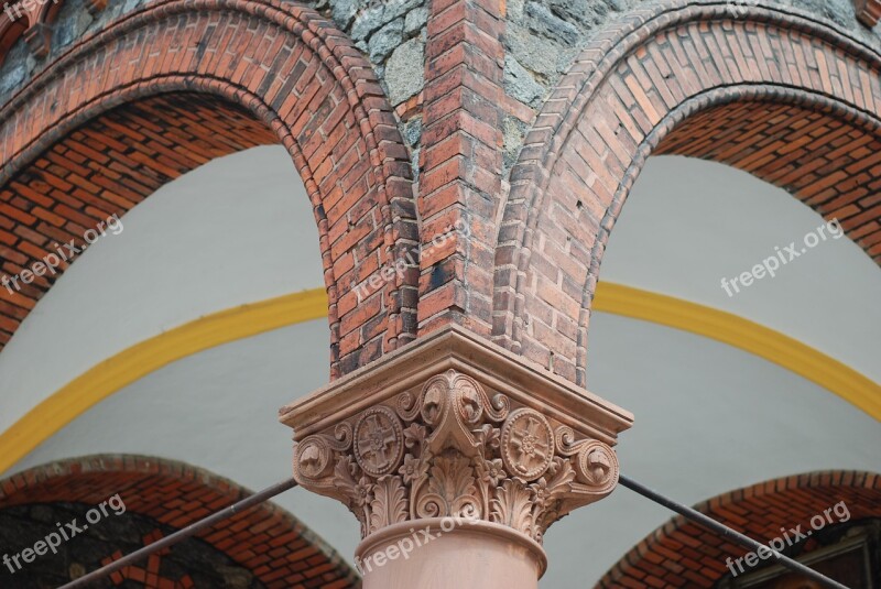 Column Ornament Architecture Church Bow