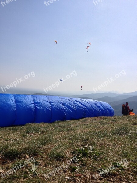 Paragliding Flight Sky Parachute Sport