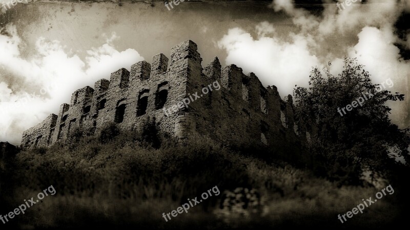 Castle The Ruins Of The Rabsztyn Poland Monument