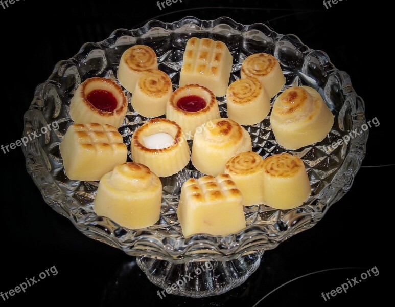 Lübecker Marzipan Königsberger Type Served With Sweetness Tea Confectionary