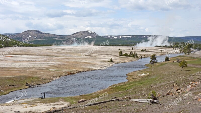 National Park Yellowstone National Parks United States Free Photos