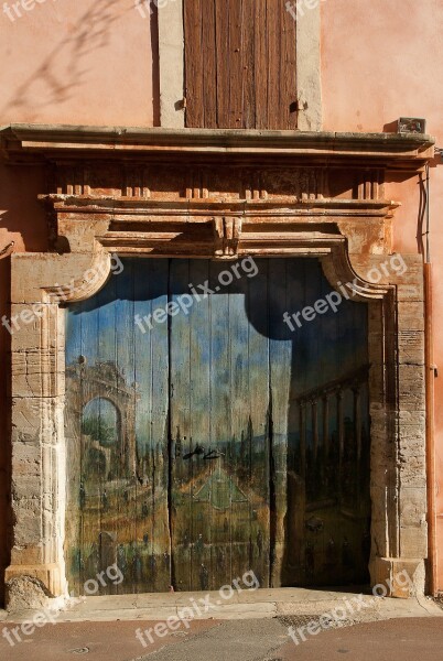 Luberon Roussillon Door Painted Door Architecture