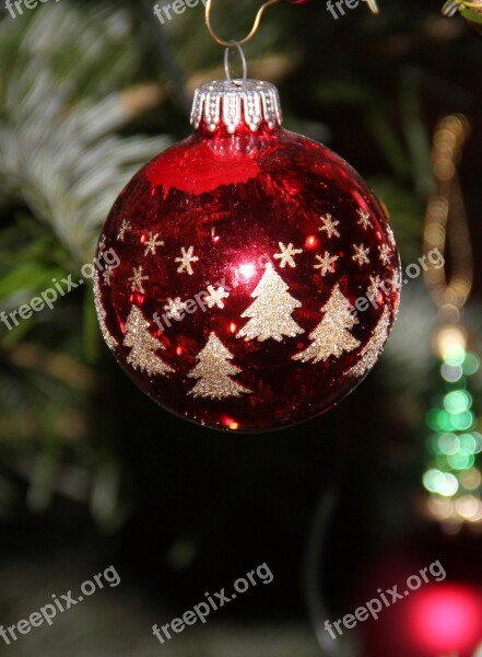 Fir Ball Christmas Bauble Fir Tree Christmas Christmas Ornaments