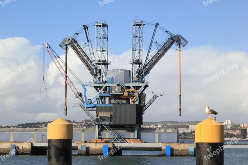 Portugal Lisbon Trafaria Harbor Elevator