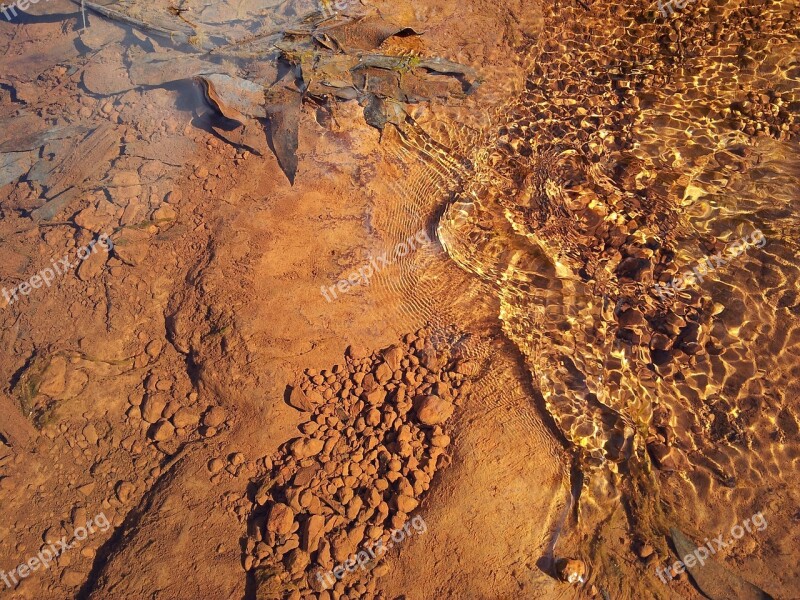 Water Nature Stone Surface Pattern