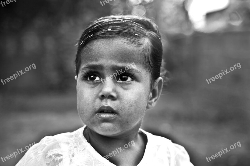 Portrait Child Overview Girl The Innocence