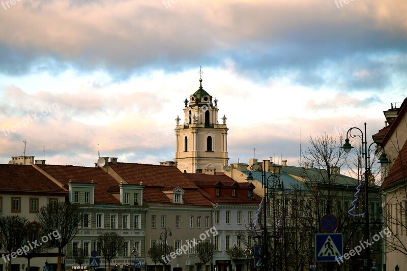 Vilnius Lithuania Europe City Old Town