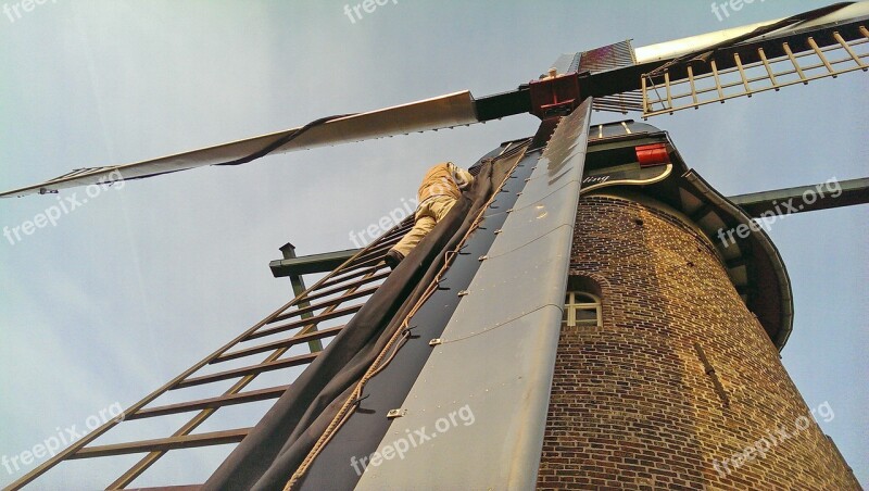 Mill Wicks Wind Mill Stellingmolen Netherlands