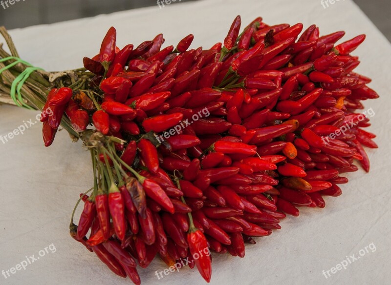 Peppers Spices West Indies Market Free Photos