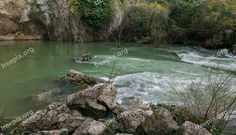 Fontaine-de-vaucluse Sorgue Resurgence River Current