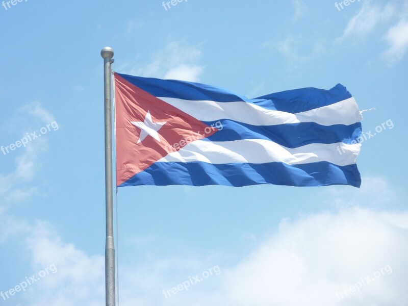 Cuban Flag Cuban Flag Havana Revolution